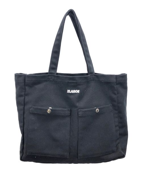 X-LARGE（エクストララージ）X-LARGE (エクストララージ) トートバッグ　UTILITY CANVAS TOTE BAG ブラック サイズ:実寸サイズにてご確認ください。の古着・服飾アイテム