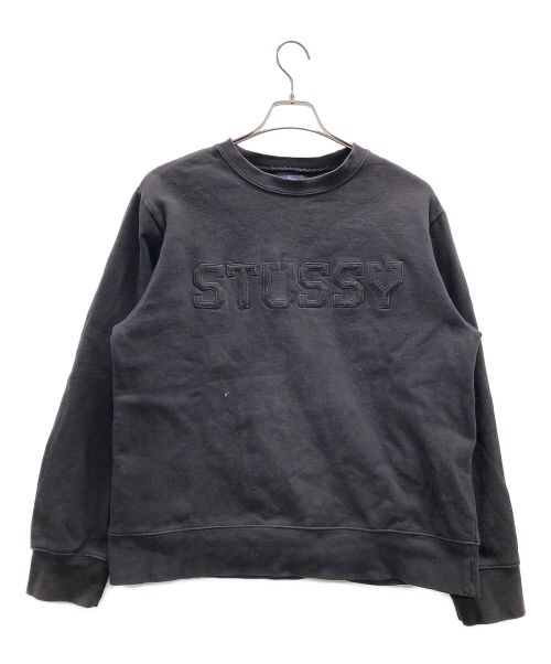 stussy（ステューシー）stussy (ステューシー) スウェット ブラック サイズ:Mの古着・服飾アイテム