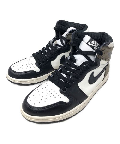 NIKE（ナイキ）NIKE (ナイキ) ハイカットスニーカー AIR JORDAN 1 RETRO HIGH OG(エア ジョーダン 1 レトロ ハイ オリジナル) ホワイト×モカ サイズ:27cmの古着・服飾アイテム