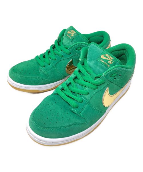 NIKE SB（ナイキエスビー）NIKE SB (ナイキエスビー) スニーカー SB DUNK LOW PRO(スケートボーディング ダンク ロー プロ) セントパトリックデー ラッキーグリーン グリーン サイズ:28cmの古着・服飾アイテム