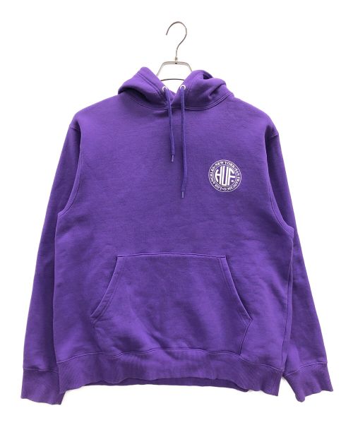 HUF（ハフ）HUF (ハフ) プルオーバーパーカー パープル サイズ:Lの古着・服飾アイテム