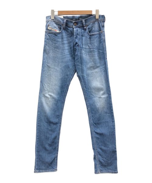 DIESEL（ディーゼル）DIESEL (ディーゼル) スリムキャロットデニムパンツ TEPPHAR ブルー サイズ:W29 L30の古着・服飾アイテム