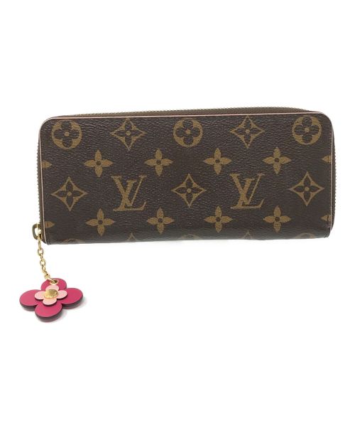 LOUIS VUITTON（ルイ ヴィトン）LOUIS VUITTON (ルイ ヴィトン) 長財布 ポルトフォイユ・クレマンス フラワー サイズ:実寸サイズにてご確認ください。の古着・服飾アイテム