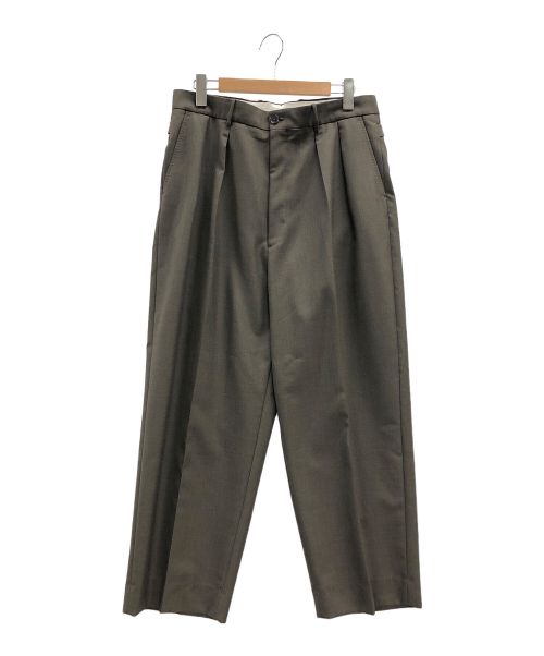 STEVEN ALAN（スティーブンアラン）STEVEN ALAN (スティーブンアラン) チノパンツ MGD IN 2PLEATED DRESS TROUSERS ブラウン サイズ:XLの古着・服飾アイテム