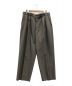 STEVEN ALAN（スティーブンアラン）の古着「チノパンツ MGD IN 2PLEATED DRESS TROUSERS」｜ブラウン