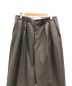 STEVEN ALAN (スティーブンアラン) チノパンツ MGD IN 2PLEATED DRESS TROUSERS ブラウン サイズ:XL：8000円