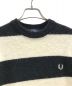 FRED PERRY (フレッドペリー) セーター ブラック×アイボリー サイズ:S：5000円