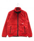 THE NORTH FACEザ ノース フェイス）の古着「フリースジャケット ジップインマグネファイヤーフライバーサロフトジャケット」｜レッド