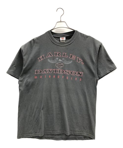 HARLEY-DAVIDSON（ハーレーダビッドソン）HARLEY-DAVIDSON (ハーレーダビッドソン) Hanes (ヘインズ) ヴィンテージTシャツ グレー サイズ:XLの古着・服飾アイテム