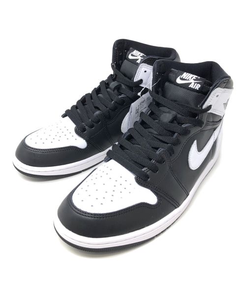 NIKE（ナイキ）NIKE (ナイキ) スニーカー AIR JORDAN 1 RETRO HIGH OG(エアジョーダン 1 レトロ ハイ オリジナル) ブラック×ホワイト サイズ:28cm 未使用品の古着・服飾アイテム