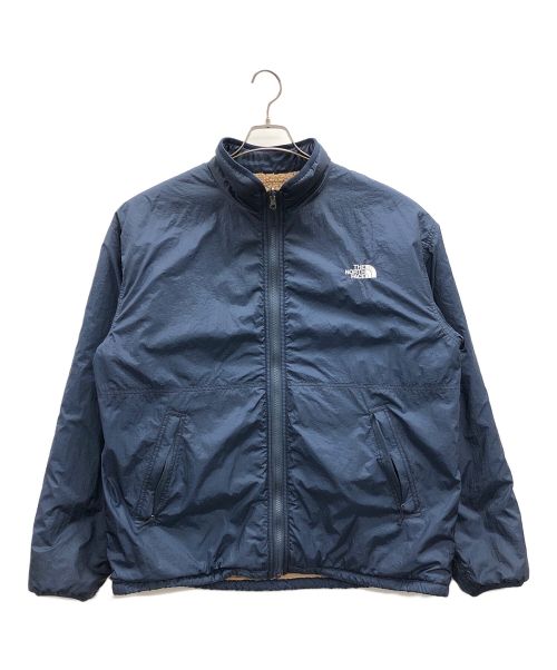 THE NORTH FACE（ザ ノース フェイス）THE NORTH FACE (ザ ノース フェイス) 中綿ジャケット リバーシブルエクストリームパイルジャケット ネイビー/ブラウン サイズ:Lの古着・服飾アイテム