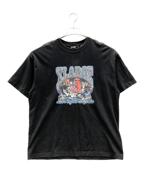 X-LARGE（エクストララージ）X-LARGE (エクストララージ) Tシャツ ブラック サイズ:XLの古着・服飾アイテム