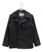 SCHOTT BROS.ショットブロス）の古着「Pコート U.S.740N PEA JACKET（ユー.エス.740エヌ ピー ジャケット）」｜ブラック