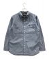 BLUCO WORK GARMENT（ブルコ ワーク ガーメント）の古着「ワークシャツ CHAMBRAY WORK SHIRT(シャンブレーワークシャツ)」｜ライトグレー