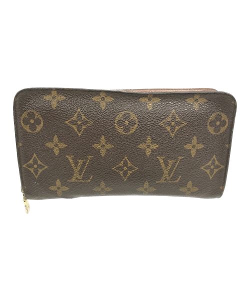 LOUIS VUITTON（ルイ ヴィトン）LOUIS VUITTON (ルイ ヴィトン) 長財布 モノグラム ポルトモネジップ ブラウン サイズ:実寸サイズにてご確認ください。の古着・服飾アイテム