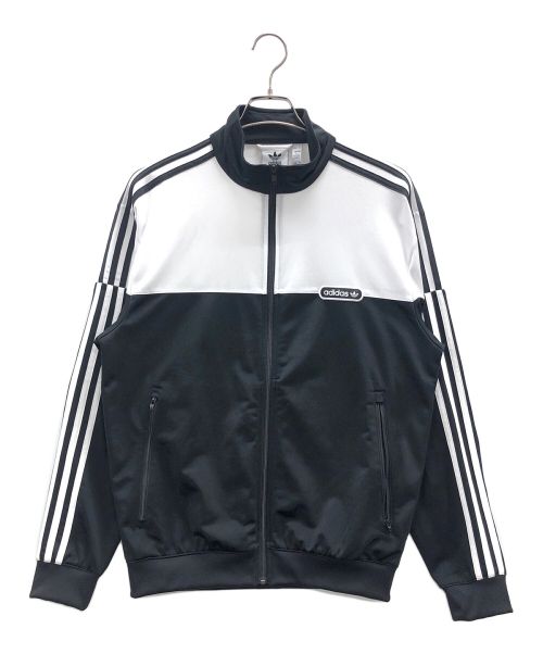 adidas（アディダス）adidas (アディダス) トラックジャケット SPLIT FIREBIRD TRACK JACKET(スプリット ファイアーバード) ホワイト×ブラック サイズ:Lの古着・服飾アイテム