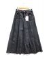 MAISON SPECIAL（メゾンスペシャル）の古着「スカート Pleated Denim Skirt(プリーツデニムスカート)」｜ブラック