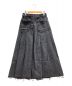 中古・古着 MAISON SPECIAL (メゾンスペシャル) スカート Pleated Denim Skirt(プリーツデニムスカート) ブラック サイズ:38 未使用品：15000円