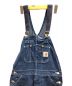 CarHartt (カーハート) デニムオーバーオール DENIM BIB BIB OVERALL インディゴ サイズ:32×32：7000円