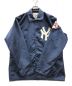 中古・古着 FELCO (フェルコ) NEW YORK YANKEES (ニューヨークヤンキース) コーチジャケット ネイビー サイズ:実寸サイズにてご確認ください。：7000円