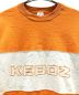 KEBOZ (ケボズ) スウェット オレンジ×グレー サイズ:XL：5000円