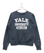 Champion×YALE universityチャンピオン×イェールユニバーシティ）の古着「リバースウィーブスウェット」｜ブラック