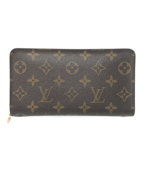 LOUIS VUITTON（ルイ ヴィトン）LOUIS VUITTON (ルイ ヴィトン) 長財布 モノグラム ポルトモネジップ ブラウン サイズ:実寸サイズにてご確認ください。の古着・服飾アイテム