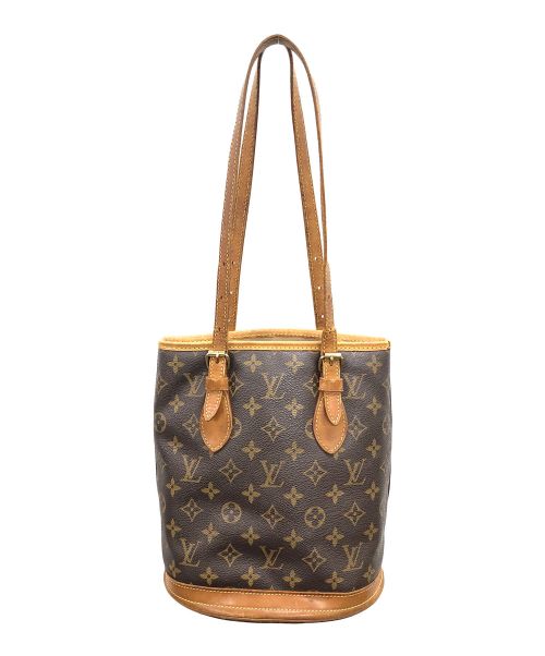 LOUIS VUITTON（ルイ ヴィトン）LOUIS VUITTON (ルイ ヴィトン) ショルダーバッグ モノグラム プチ・バケット サイズ:実寸サイズにてご確認ください。の古着・服飾アイテム