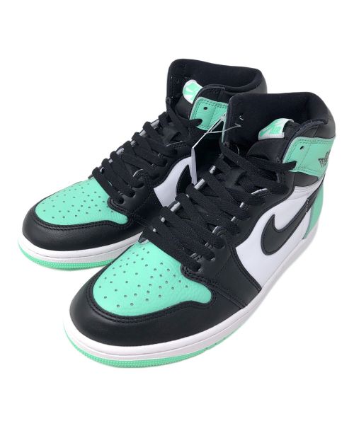 NIKE（ナイキ）NIKE (ナイキ) ハイカットスニーカー AIR JORDAN 1 RETRO HIGH OG(エアジョーダン 1 レトロ ハイ オリジナル) ホワイト×ブラック×グリーン サイズ:27cm 未使用品の古着・服飾アイテム