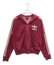 adidas（アディダス）の古着「トラックジャケット」｜レッド