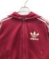 adidas (アディダス) トラックジャケット レッド サイズ:L：8000円