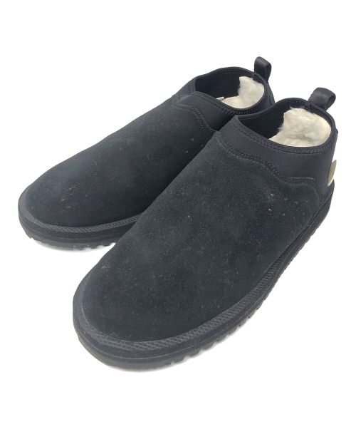 suicoke（スイコック）suicoke (スイコック) ムートンブーツ シューズ スリッポン ブラック サイズ:27cmの古着・服飾アイテム