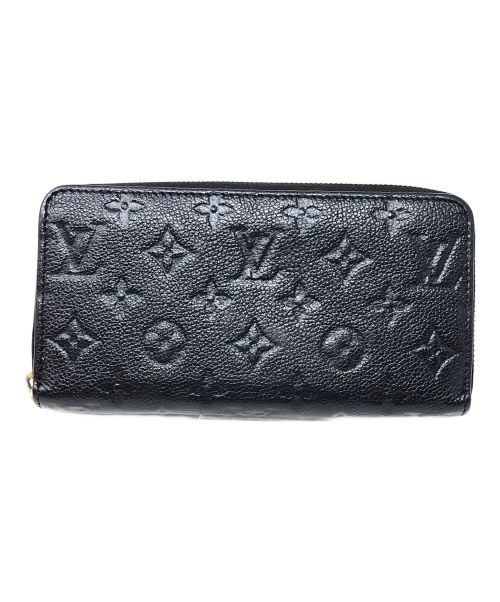 LOUIS VUITTON（ルイ ヴィトン）LOUIS VUITTON (ルイ ヴィトン) 長財布 ジッピー ウォレット モノグラム・アンプラント ノワール サイズ:実寸サイズにてご確認ください。の古着・服飾アイテム