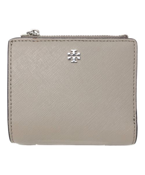 TORY BURCH（トリーバーチ）TORY BURCH (トリーバーチ) 2つ折り財布 ベージュ サイズ:実寸サイズにてご確認ください。の古着・服飾アイテム