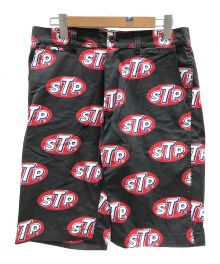 STP（エスティーピー）の古着「ハーフパンツ」｜ブラック×レッド