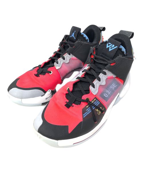 NIKE（ナイキ）NIKE (ナイキ) スニーカー JORDAN WHY NOT ZER0.2 SE PF(ジョーダン ホワイノット ゼロ2 シーズナルエディション) レッド×グレー サイズ:26.5cmの古着・服飾アイテム