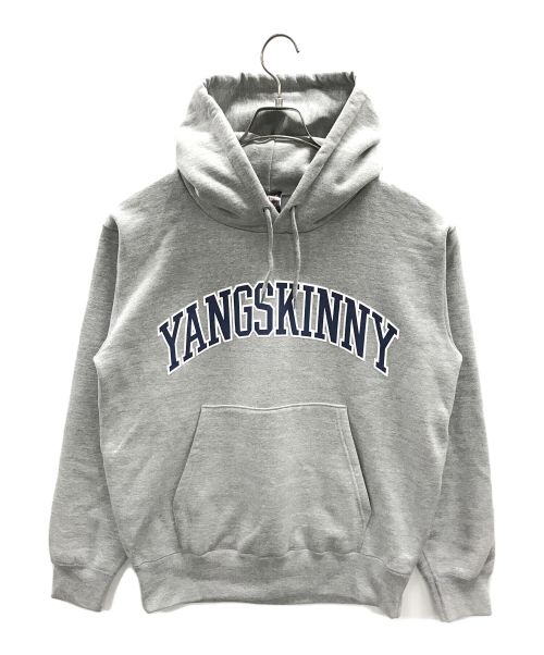 YANGSKINNY（ヤングスキニー）YANGSKINNY (ヤングスキニー) パーカー  グレー サイズ:LARGEの古着・服飾アイテム