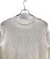 ESLOW (エスロー) ニット MESH SWEATER(メッシュセーター) ホワイト サイズ:9：5000円