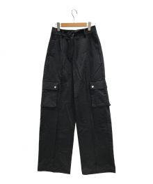 Han Kjobenhavn（ハン コペンヘーゲン）の古着「トラウザーパンツ COTTON BAGGY TROUSERS（コットン バギー トラウザーズ）」｜ブラック