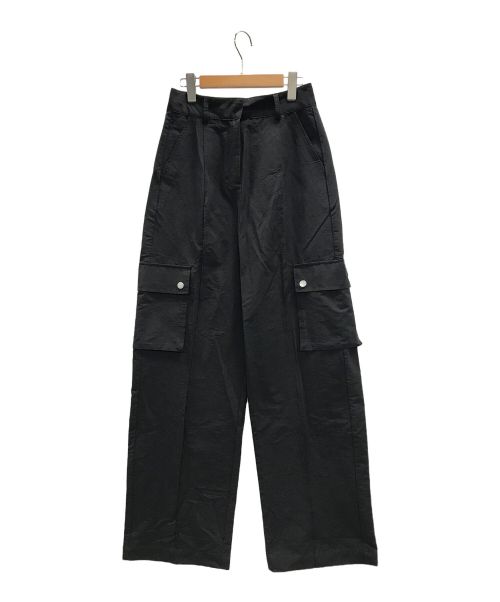 Han Kjobenhavn（ハン コペンヘーゲン）Han Kjobenhavn (ハン コペンヘーゲン) トラウザーパンツ COTTON BAGGY TROUSERS（コットン バギー トラウザーズ） ブラック サイズ:36 未使用品の古着・服飾アイテム