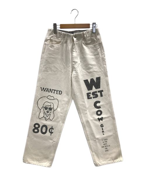 WESTOVERALLS（ウエストオーバーオールズ）WESTOVERALLS (ウエストオーバーオールズ) ジーンズ WESTS JEANS WANTED801 （ウエストズ ジーンズ ウォンテッド801） パンツ オフホワイト サイズ:W28の古着・服飾アイテム