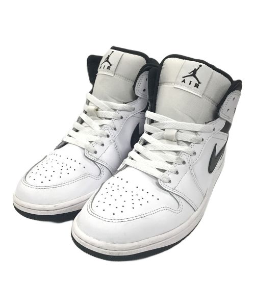 NIKE（ナイキ）NIKE (ナイキ) スニーカー AIR JORDAN 1 MID（ナイキ エア ジョーダン 1 ミッド） ホワイト サイズ:27cmの古着・服飾アイテム