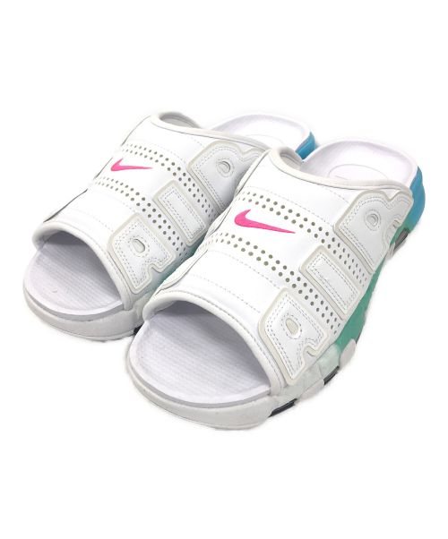 NIKE（ナイキ）NIKE (ナイキ) サンダル Air More Uptempo Slide 'Aqua'(モアアップテンポ スライド  アクア) ホワイト×スカイブルー サイズ:29cmの古着・服飾アイテム