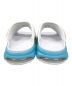 中古・古着 NIKE (ナイキ) サンダル Air More Uptempo Slide 'Aqua'(モアアップテンポ スライド  アクア) ホワイト×スカイブルー サイズ:29cm：9000円