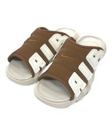 NIKE（ナイキ）の古着「サンダル Air More Uptempo Slide "Sail/Brown"（エアモアアップテンポ スライド "セイル/ブラウン"）」｜セイル×ブラウン