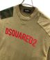 DSQUARED2 (ディースクエアード) オーバーサイズスウェット ロゴショルダーパッチダメージ加工スウェット ベージュ サイズ:S：27000円