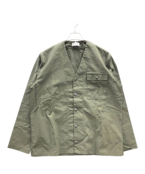 SPINNER BAIT（スピナーベイト）SPINNER BAIT (スピナーベイト) オグリドットカーディガン カーキ サイズ:44の古着・服飾アイテム