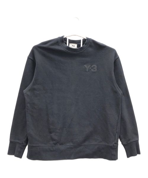 Y-3（ワイスリー）Y-3 (ワイスリー) スウェット CLASSIC HEAVY PIQUE CREW SWEATSHIRT(クラシックヘビーピケクルースウェットシャツ) ブラック サイズ:S/Pの古着・服飾アイテム