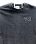 中古・古着 Y-3 (ワイスリー) スウェット CLASSIC HEAVY PIQUE CREW SWEATSHIRT(クラシックヘビーピケクルースウェットシャツ) ブラック サイズ:S/P：3980円