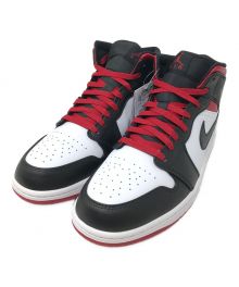 NIKE（ナイキ）の古着「スニーカー Air Jordan 1 Mid "Gym Red"(エアジョーダン1 ミッド "ジムレッド")」｜ホワイト×レッド×ブラック